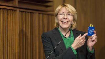 Venezuelas sparkade chefsåklagare Luisa Ortega.