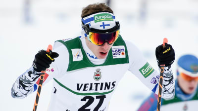 Ilkka Herola var allt annat än nöjd med sin tolfte plats i den först individuella tävlingen i Lahtis.