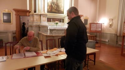 Församlingsvalet i Jakobstad hålls i kyrkan