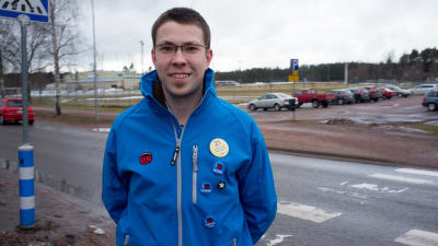 Andreas Hindrén ställer upp för SFP i kommunalvalet 2017.
