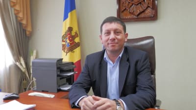 Andrei Mariani, regionpresident i Drochia, Moldavien