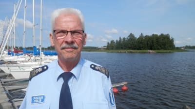 Överkommissarie Hans Snellman vid Österbottens polisinrättning