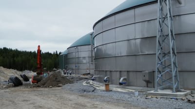 Rötningssilona vid Jeppo Biogas Ab