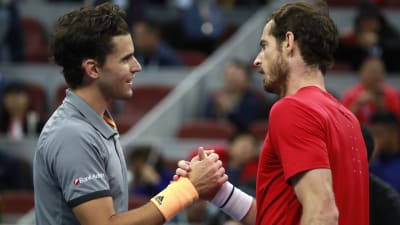 Dominic Thiem och Andy Murray.