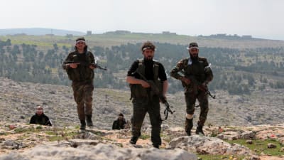 Rebeller från den Fria syriska armén utgör spjutspetsen i Turkiets offensiv mot Afrin
