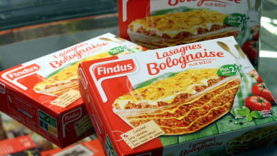 Fransk lasagne innehåller höstkött