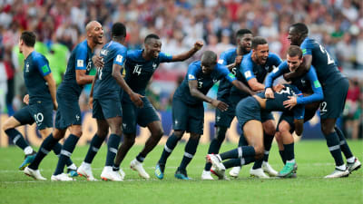 Frankrike firar VM-guld
