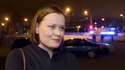 Feministiska partiets ordförande Katju Aro.