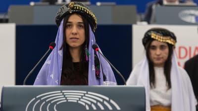 Yazidiska Nadia Murad och Maliya Aji Bashar