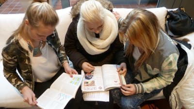 Eleverna hittar fler fel i de tryckta läromedlen.