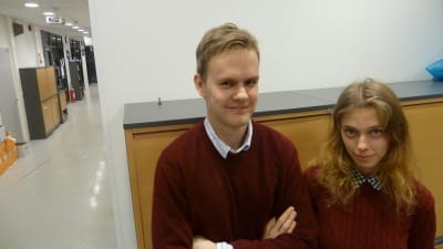 Teemu Kiviniemi och Celia Hillo.