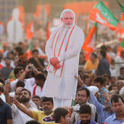 Premiärminister Narendra Modi ser ut att få förnyat förtroende efter fem år vid makten