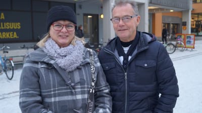 Lunchätare i Jakobstad.
