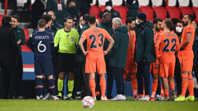 PSG:s match avbröts