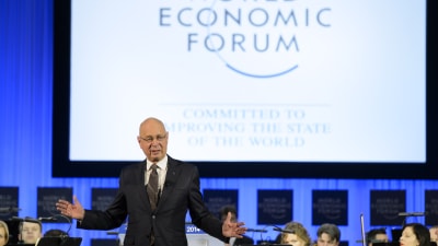 Klaus Schwab öppnar WEF 2014