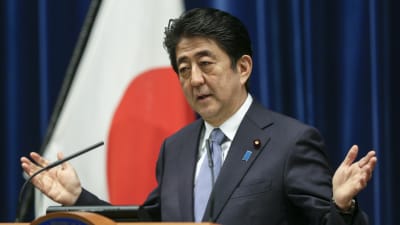 shinzo abe japans premiärminister.