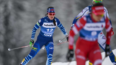 Krista Pärmäkoski (till vänster) har hittat formen.