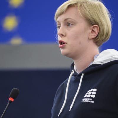 Johanna Nyman är nyvald ordförande för det Europeiska Ungdomsforumet.