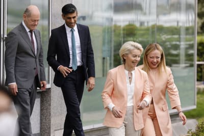 G7-ländernas toppmöte i Hiroshima.