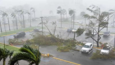 Orkanen Maria i Puerto Rico. 
