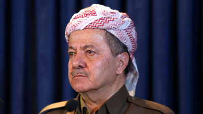 Irakiska Kurdistans president Massoud Barzani.