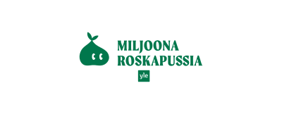 Vihreä Miljoona roskapussia -logo