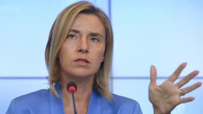 EU:s utrikespolitiska representant Federica Mogherini i Luxemburg den 5 september 2015.