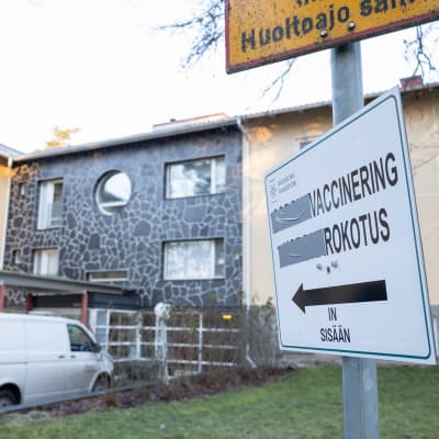 Vaccinering vid Hagahemmet.