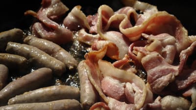 Bacon och korv