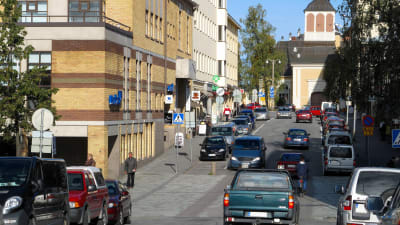 Storgatan i Jakobstad.