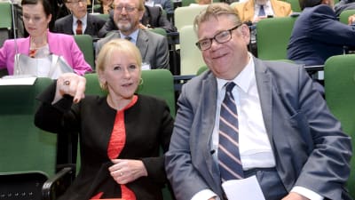 Margot Wallström, Timo Soini.