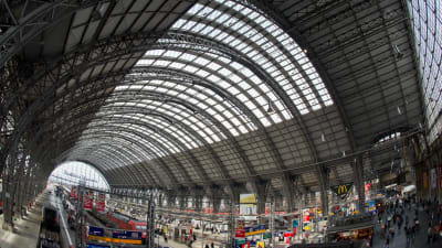 Centralstationen i Frankfurt.