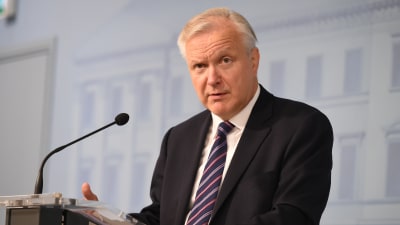 Näringsminister Olli Rehn kommenterar utnämningen till Finlands Bank.
