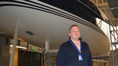 Vd Sam Stenberg på Baltic Yachts