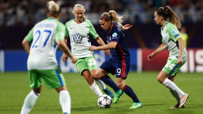 Wolfsburg och Lyon möttes i Champions League-finalen 2018.