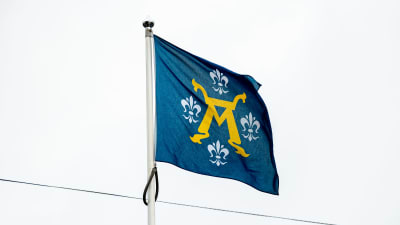 En Åbo stads flagga.
