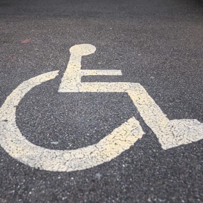 Parkeringsruta för personer med rörelsehinder