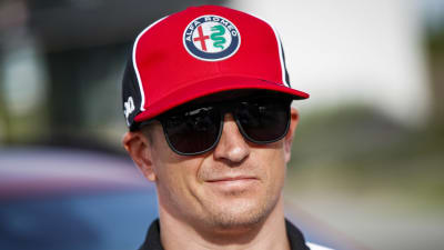 Kimi Räikkönen i Ungern.