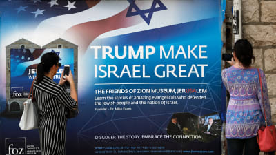 Israel välkomnar Donald Trump.