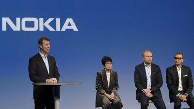 Presskonferens med Nokia-ledningen