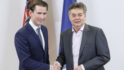   Sebastian Kurz  och Werner Kogler  1.1.2020