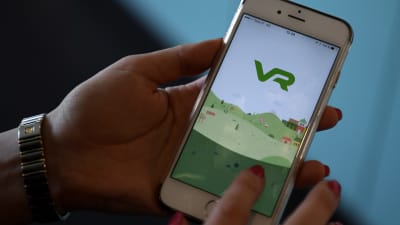 VR:s mobilapplikation presenterades 12.4.2017.