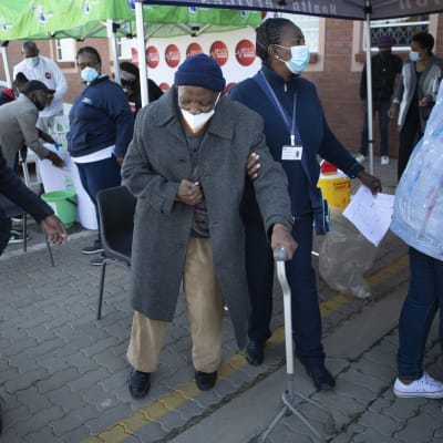 Vaccineringscentral i Johannesburg