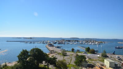 Östersjö port i Hangö.