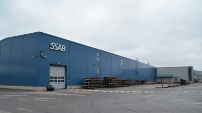 SSAB:s fabrik i Lappvik i Hangö. 