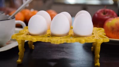 Ägg i ett kök