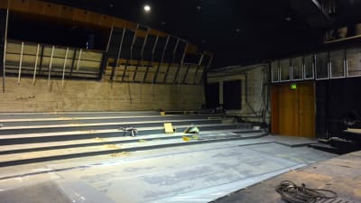 Wasa teaters stora scen renoveras.