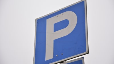 Skylt för parkeringsplats