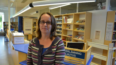 Karolina Zilliacus har nu arbetat cirka en månad som bibliotekschef i Pargas.