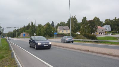 Österbykorsningen i Ekenäs, riksväg 25.